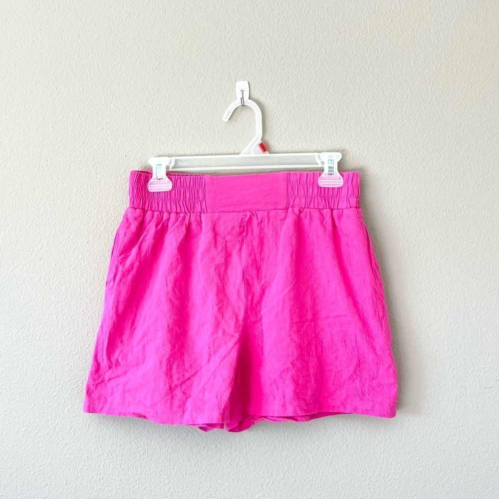 Barbie Pink Elastic Waist Shorts